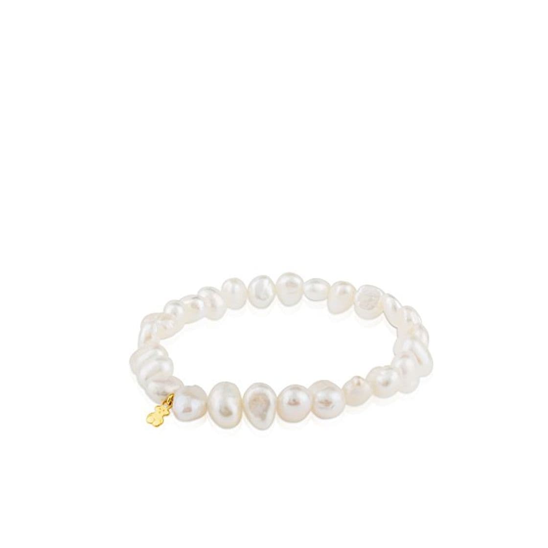 Moda Pulsera TOUS Sweet Dolls en oro amarillo de 18kt y perlas barrocas