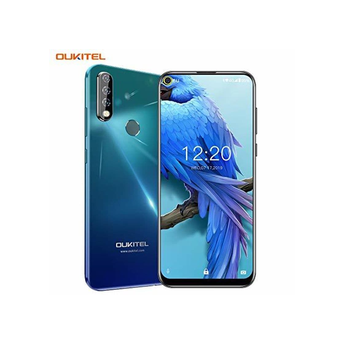 Electrónica OUKITEL C17 Pro Dual 4G Smartphone Libre, Pantalla de Perforada 6.35",Triple Trasero