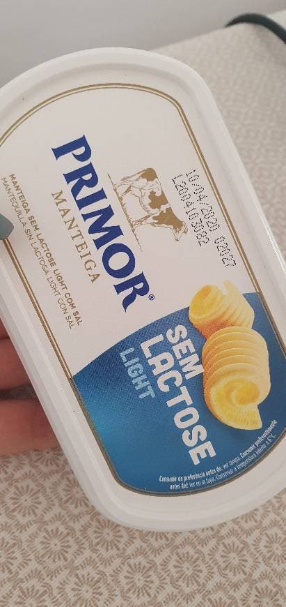 Product Manteiga Primor Sem Lactose Light