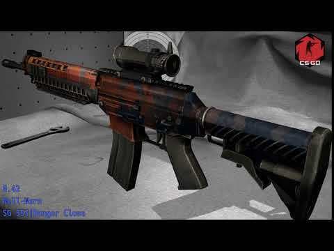 Fashion SG553 Danger Close Stattrak