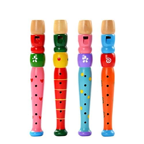 Lugar DaoRier Juguetes Educativos Niños Flauta de Madera Instrumento Musical 1PCS Color Aleatorio