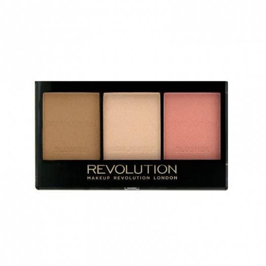 Fashion Paleta de contorno, iluminador e blush 