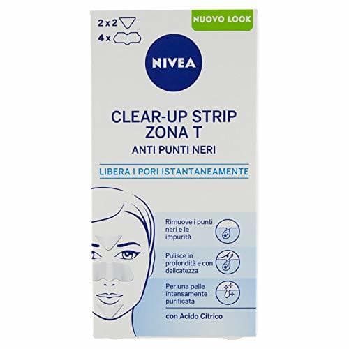 Belleza Nivea Clear-Up Tiras de Limpieza Profunda con Ácido Cítrico para Piel Normal/Mixta