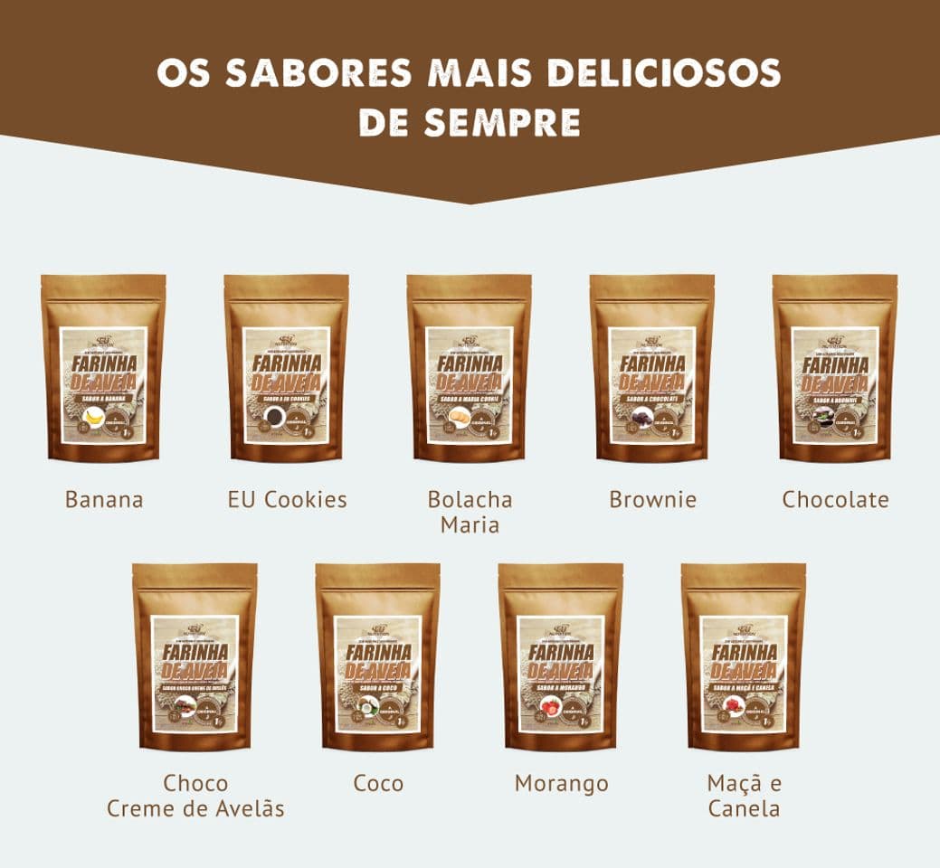 Product Farinha de Aveia com Sabores