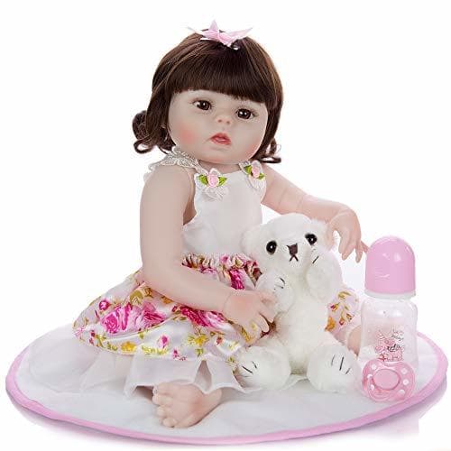 Product ASDAD Moda Baby Girl Doll Toy Full Silicone Body Fantasy Boneca Reborn