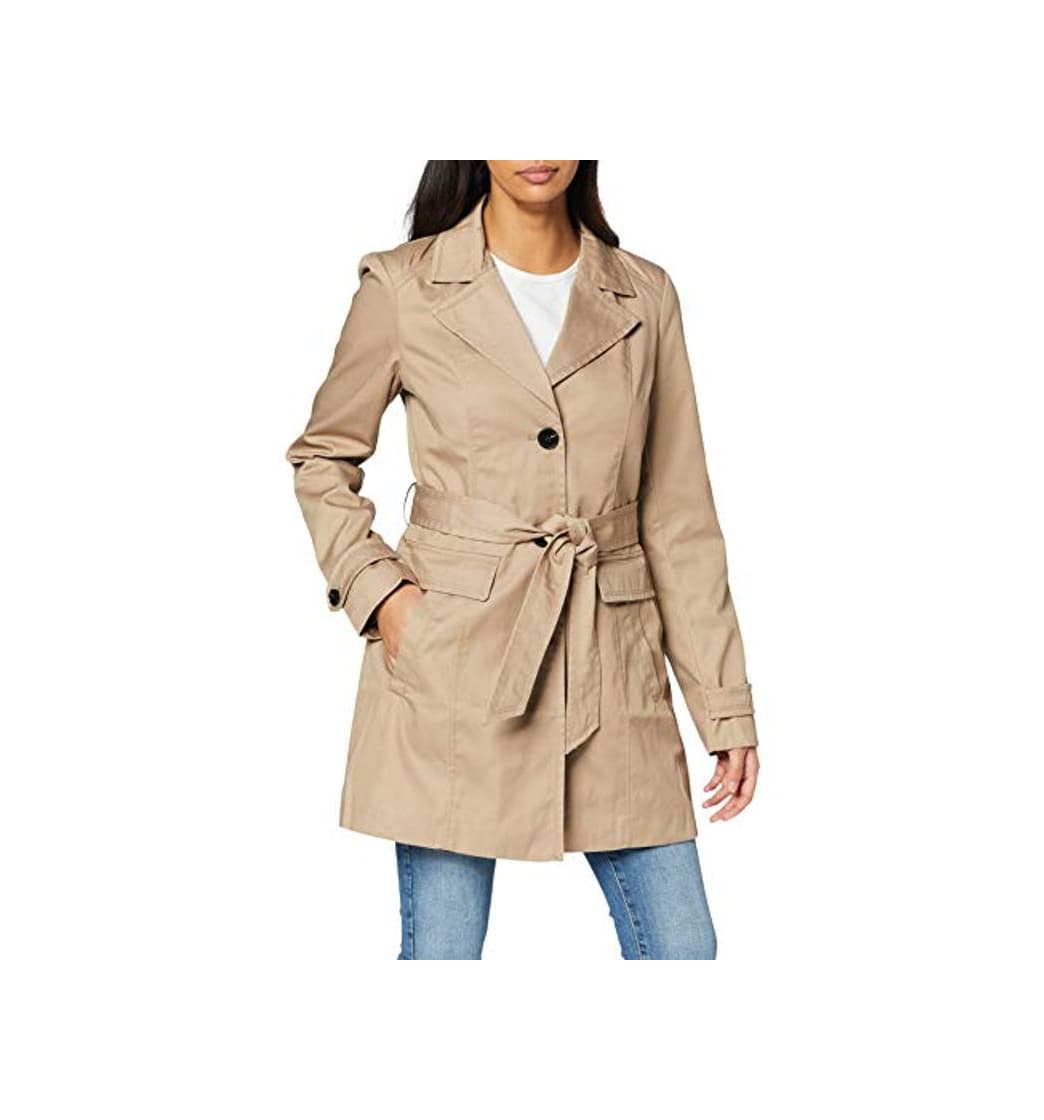 Product Vero Moda Vmeva Abby 3/4 Trenchcoat Noos Abrigo, Marrón