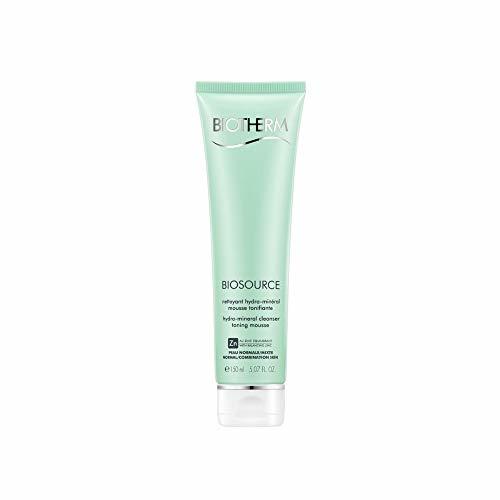 Beauty Biotherm Biosource Hydra-Mineral Cleanser Toning Mousse - Desmaquillante, 150 ml