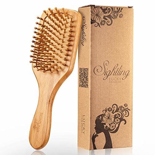 Beauty SIGHTLING Peine de Madera Natural Bambú del Pelo Cepillo para el Pelo