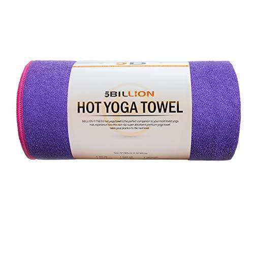 Place 5BILLION Microfibra Toalla de Yoga - 183cm x 61cm - Hot Toalla