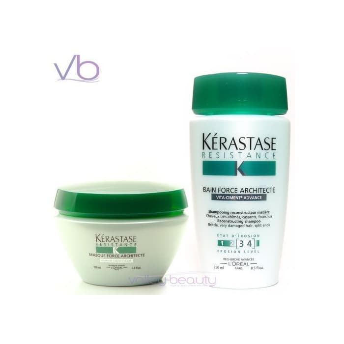 Belleza Kerastase Résistance Bain Force Architecte 250ml Masque Force Architecte 200ml