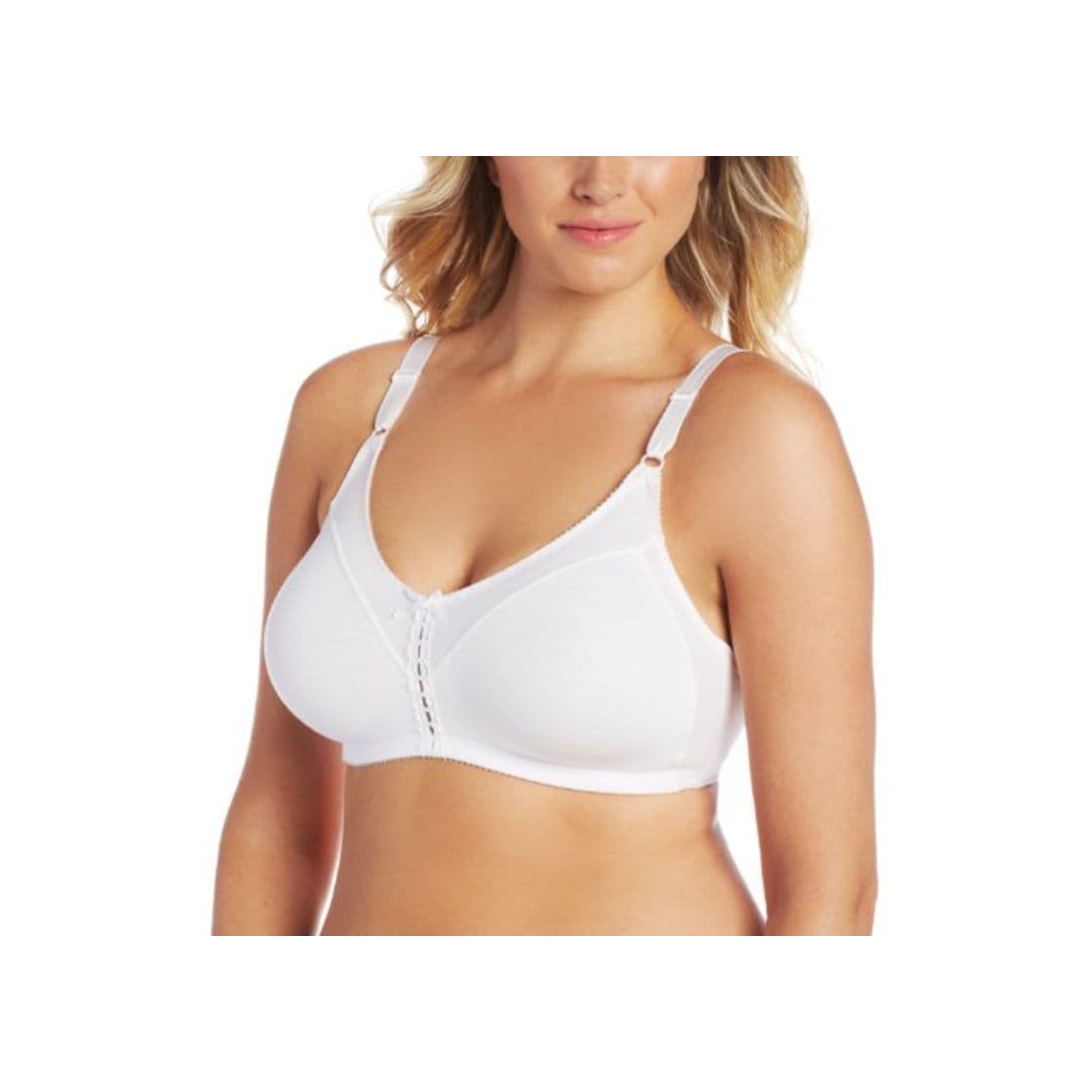 Moda Maidenform Bali - Double Support Cotton Wirefree Bra Sujetador sin Aros, Bianco