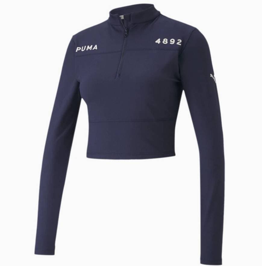 Fashion SG x PUMA Women's Cropped Half Zip Top