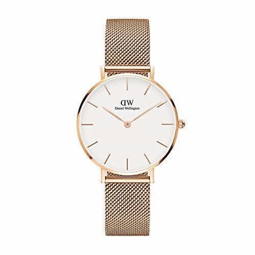 Moda Daniel Wellington Reloj Digital para Mujer de Cuarzo con Correa en Acero