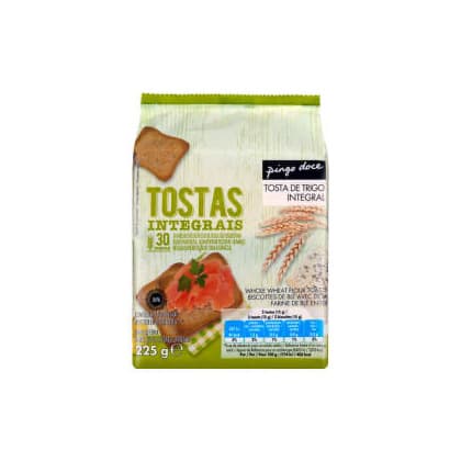 Producto Tostas Integrais Pingo-Doce