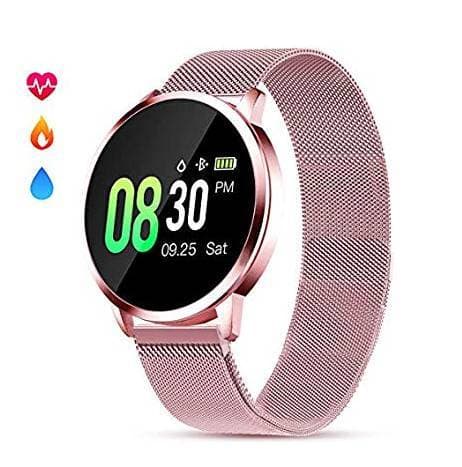 Moda Smartwatch Rosa Impermeavel 