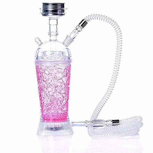 Place TYX HOME Hookah de acrílico Set con luz LED sheesha Metal Recipiente