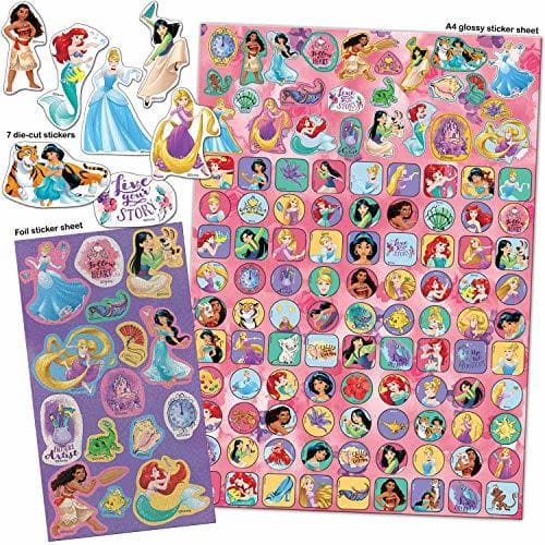 Product Paper Projects 9124370 Disney Princess Mega paquete de pegatinas