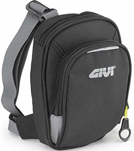 Product GIVI EA109B Easy Bag Bolsillo de Pierna Negro con Dos Ranuras