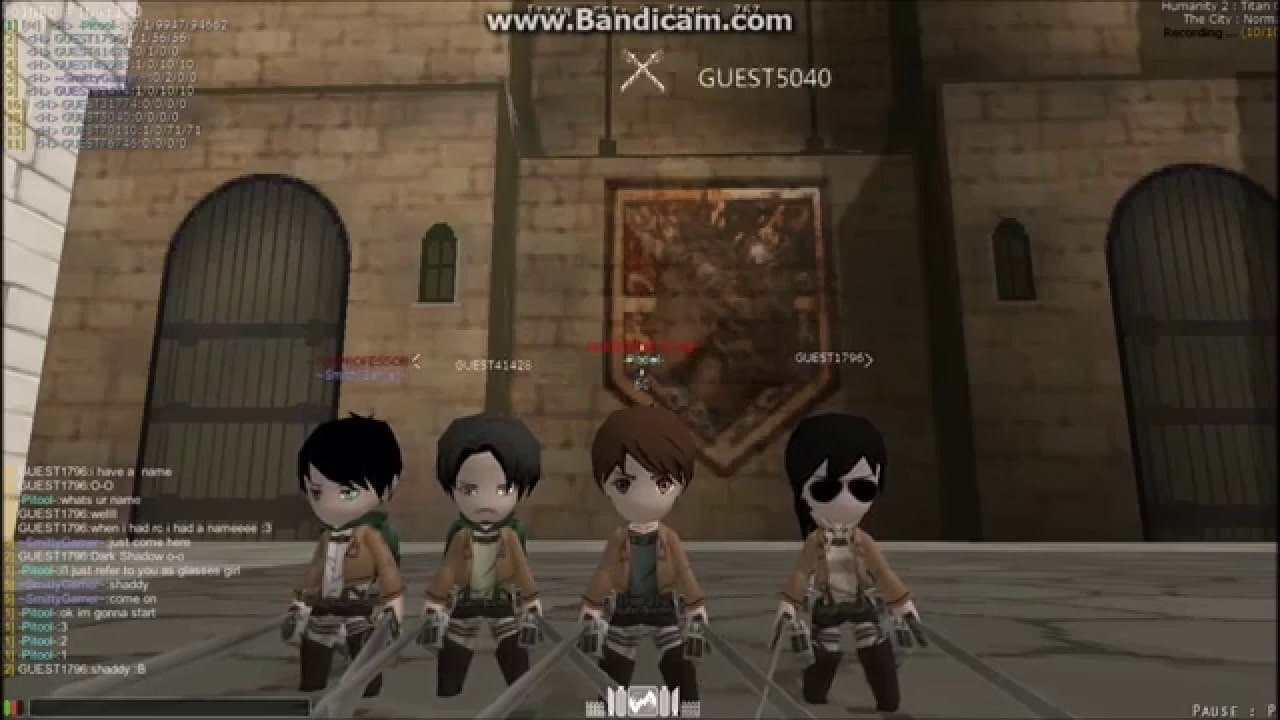 Videogames Attack on Titan Tribute