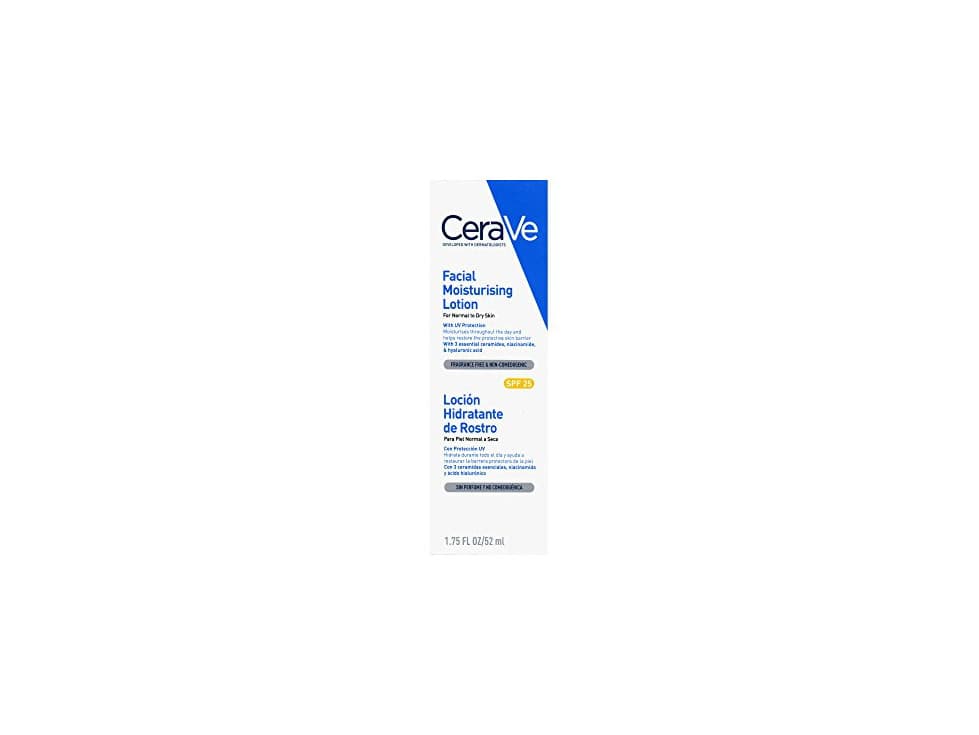 Belleza Crema facial hidratante CeraVe SPF25