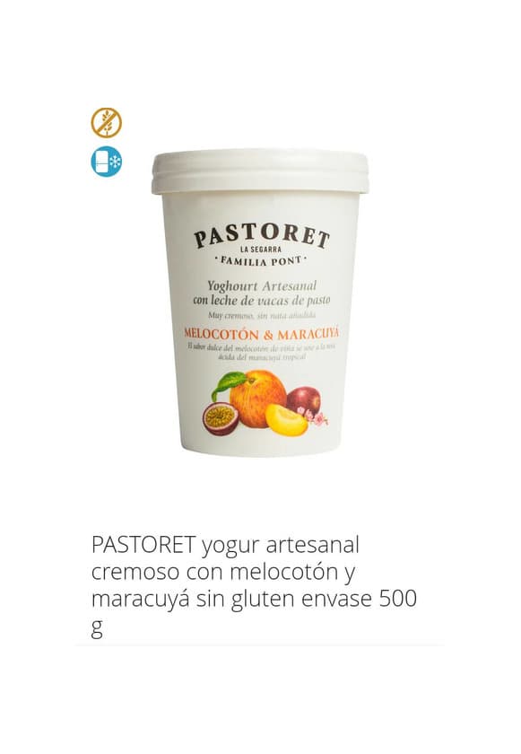 Product Yogur Pastoret.