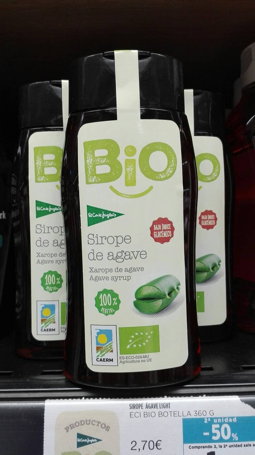 Producto Sirope de Agave