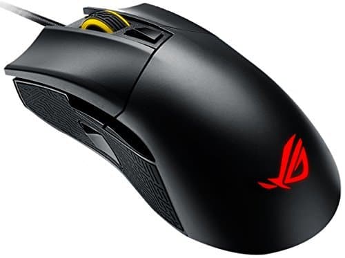 Electrónica ASUS ROG Gladius II USB Óptico 12000DPI Ambidextro Negro - Ratón