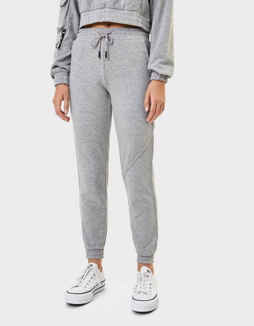 Moda Calças jogger de felpa