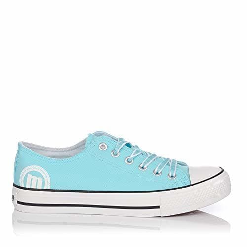 Product Zapatillas de Lona Azul Celeste Mustang 13991