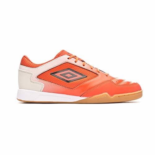 Product Umbro Chaleira II Liga, Zapatilla de fútbol Sala, Tangerine Tango-Black-White, Talla 10