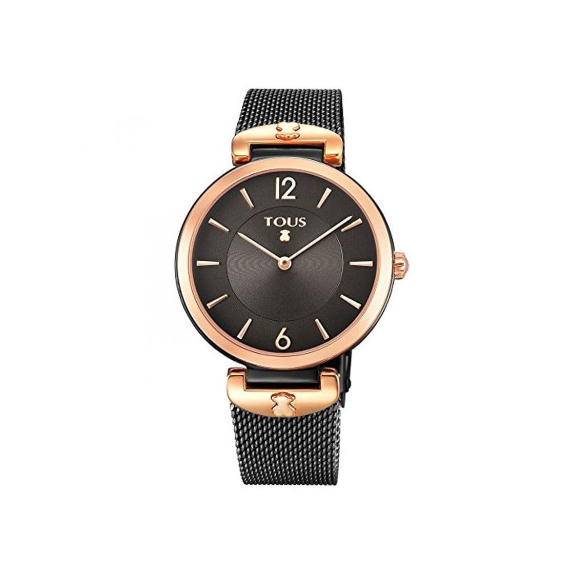 Fashion Reloj Tous S-Mesh Acero IP Negro 700350300