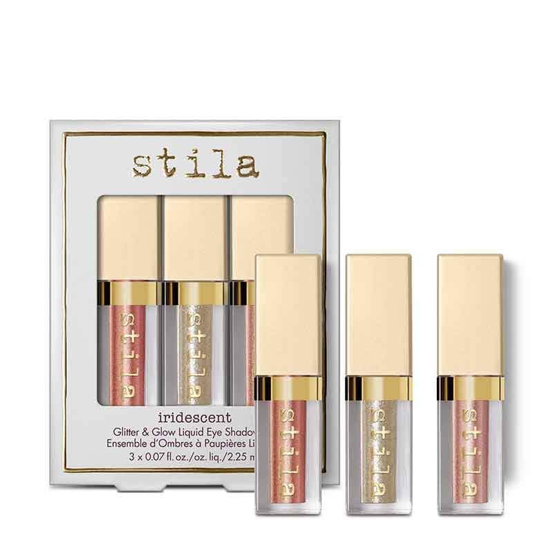 Product Stila Iridescent Glitter & Glow Duo Chrome Liquid Eyeshadow 