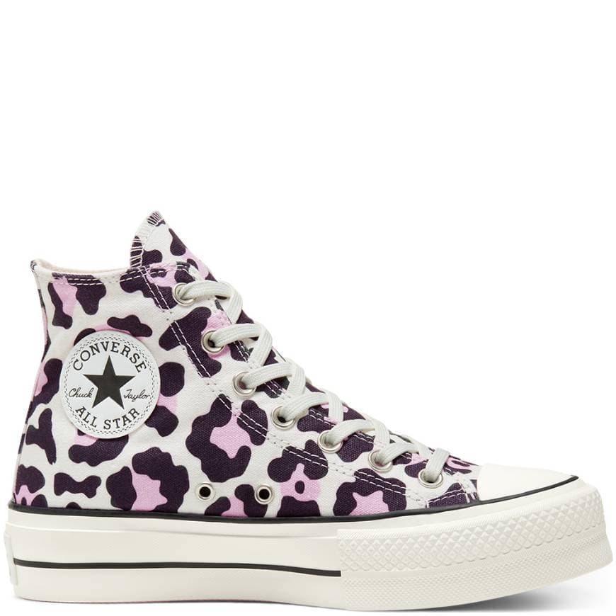 Moda Leopard Platform Chuck Taylor All Star High Top para mujer ...