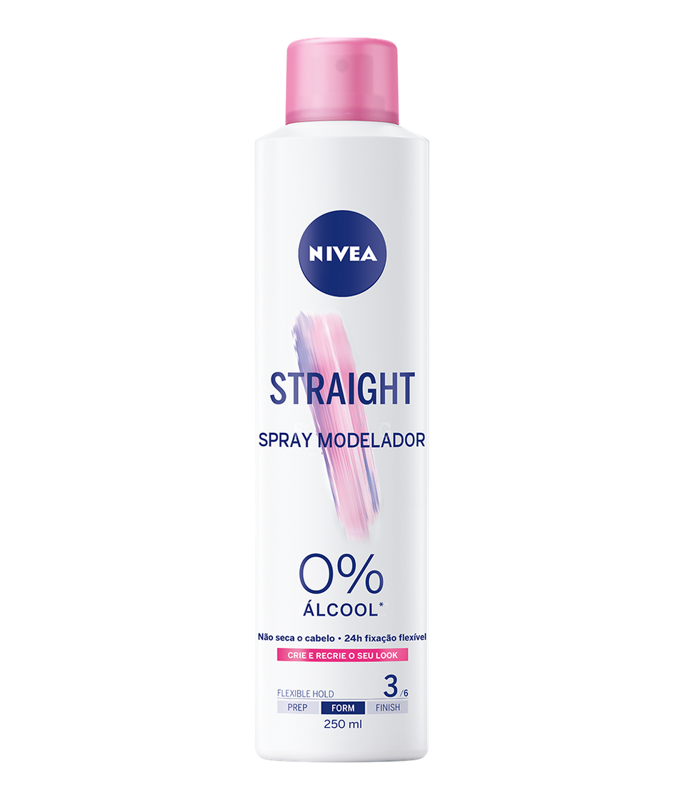 Moda Spray Modelador Alisador 0% Alcool - Reduz o efeito frisado - NIVEA