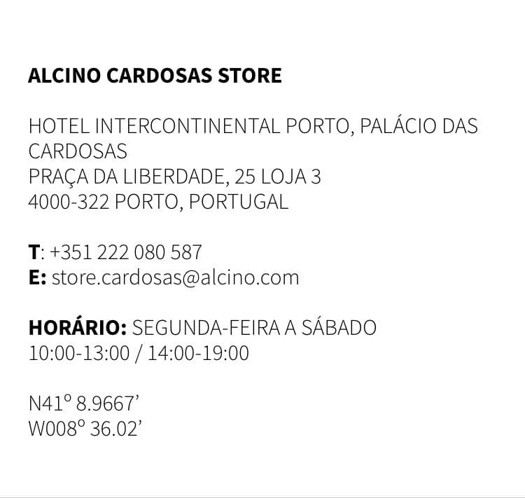 Moda ALCINO CARDOSAS STORE