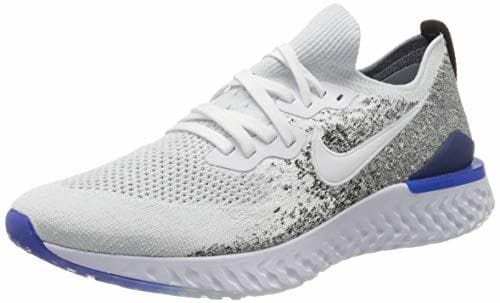 Fashion Nike Epic React Flyknit 2, Hombre, Blanco