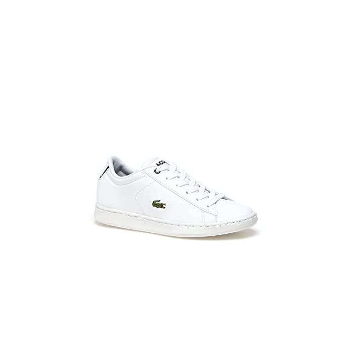 Moda Lacoste Carnaby EVO BL 2 SUJ, Zapatillas Unisex Niños, Blanco