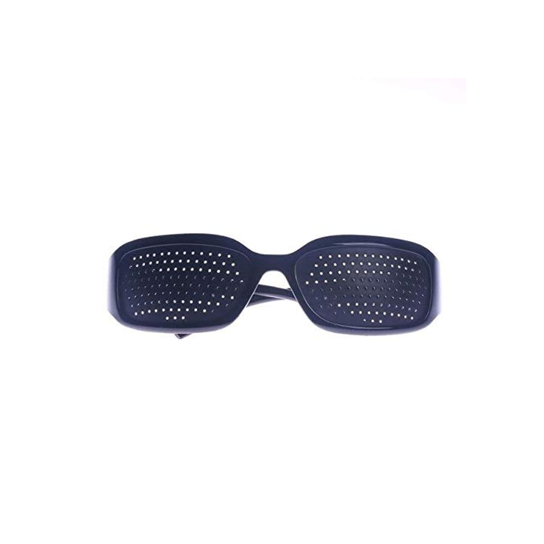 Fashion RJGOPL Gafas de sol 1 pc unissex olhos correção exercício visão cuidados de melhoria pinhole óculos olho cuidados excercising pinhole óculos preto  black