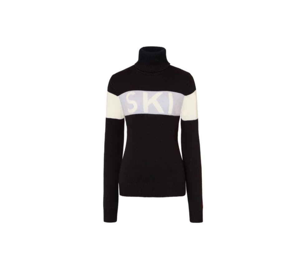 Product WOMEN’S MERINO WOOL SKI II SWEATER BLACK