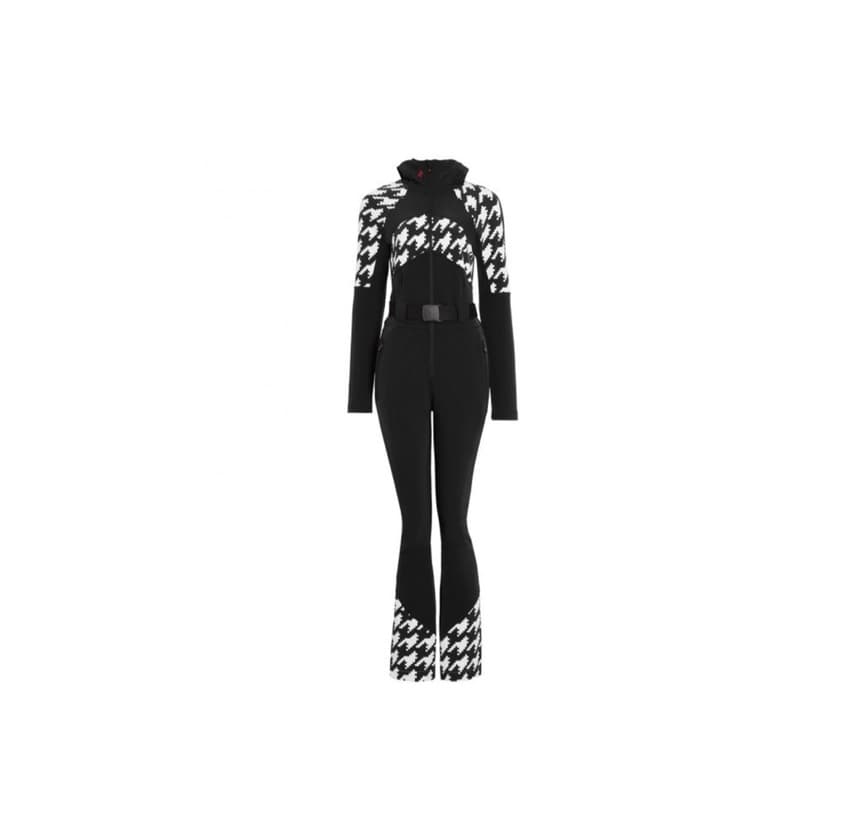 Product WOMEN’S TIGNES SKI SUIT BLACK HOUNDSTOOTH