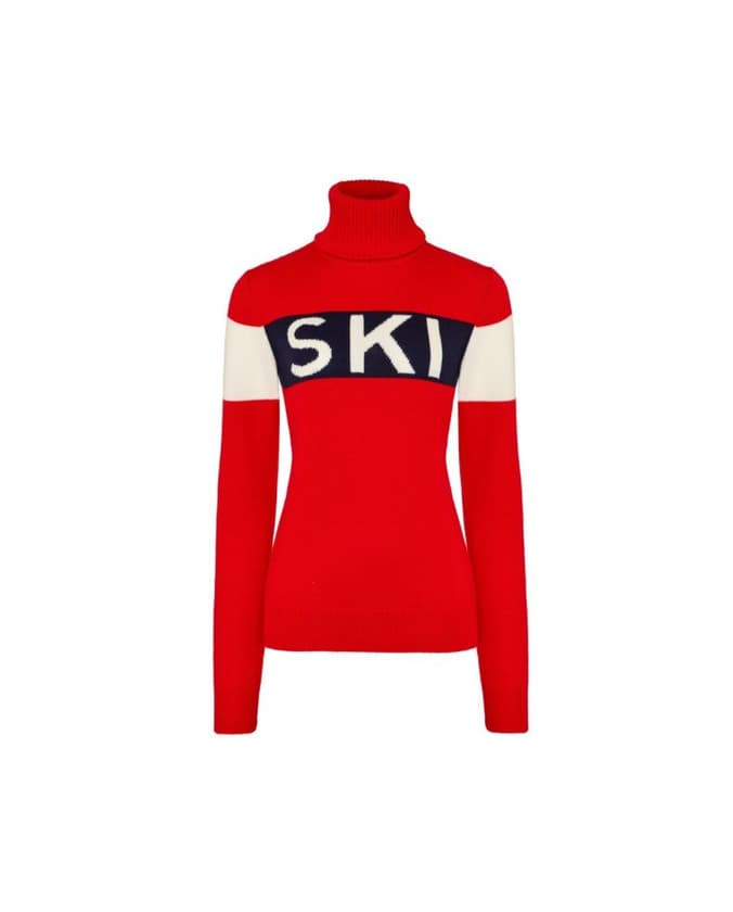 Product WOMEN’S MERINO WOOL SKI II SWEATER RED