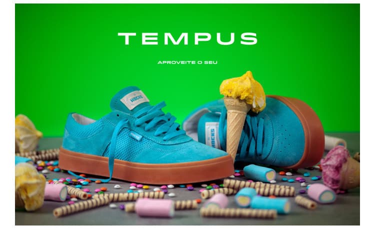 Fashion TÊNIS HOCKS TEMPUS "BLUE/GUM"