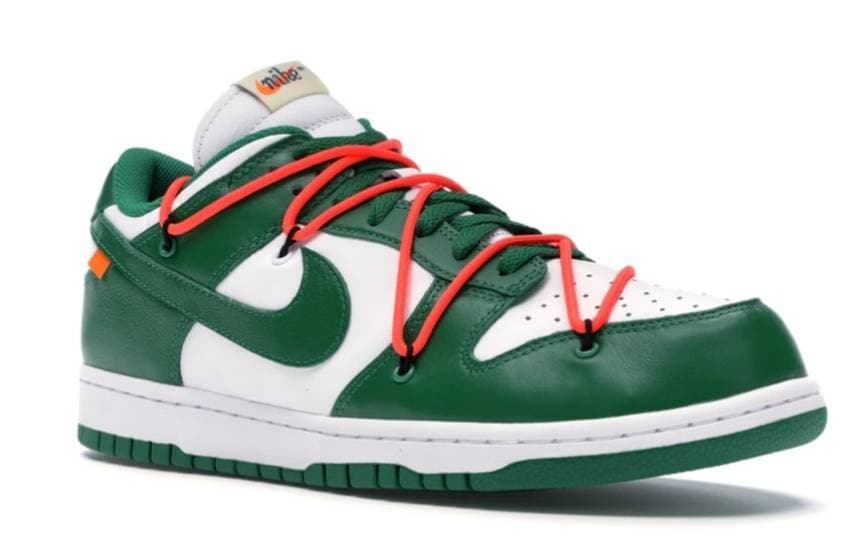 Fashion Nike Dunk Low Off-White Pine Green