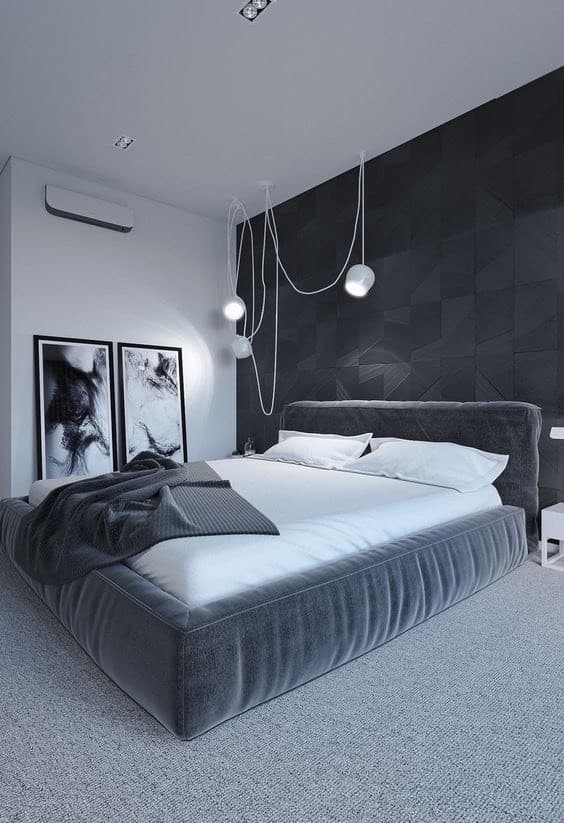 Fashion Grey bed 