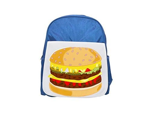 Product Fotomax hamburguer Printed Kid's Blue Backpack