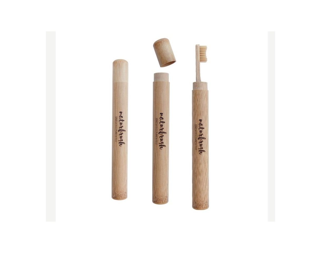 Producto Estuche de Bambú Eco para cepillos de dientes