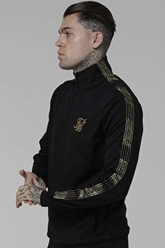 Moda Sudadera SIK SILK BLACK GOLD EDIT TRACK TOP