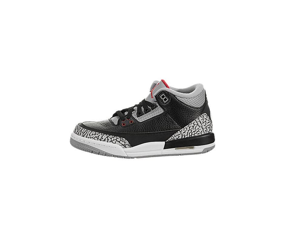 Fashion Nike Zapatillas Air Jordan 3 Retro Black Cement Para Hombre EN Cuero