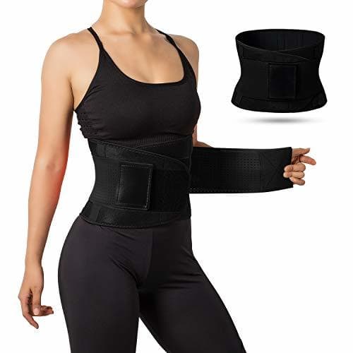 Moda Jueachy Cinturón de Cintura para Mujeres, Cinturón Transpirable Cintura Cuello Trimmer Faja