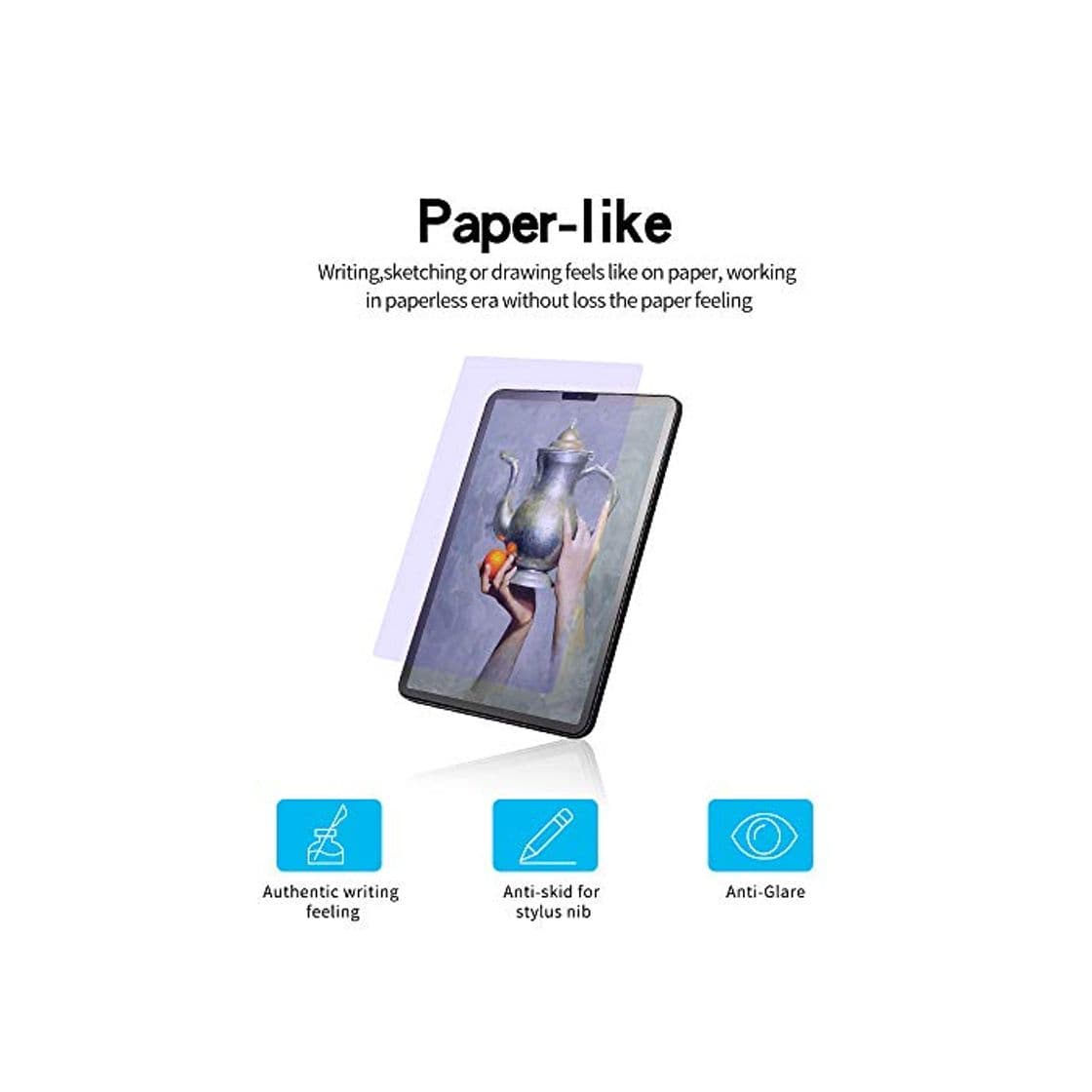 Product Mikonca Protector de Pantalla como Papel Compatible con iPad Pro 10.5" Película